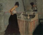 Gustave Caillebotte The fem in front of the toilet table china oil painting reproduction